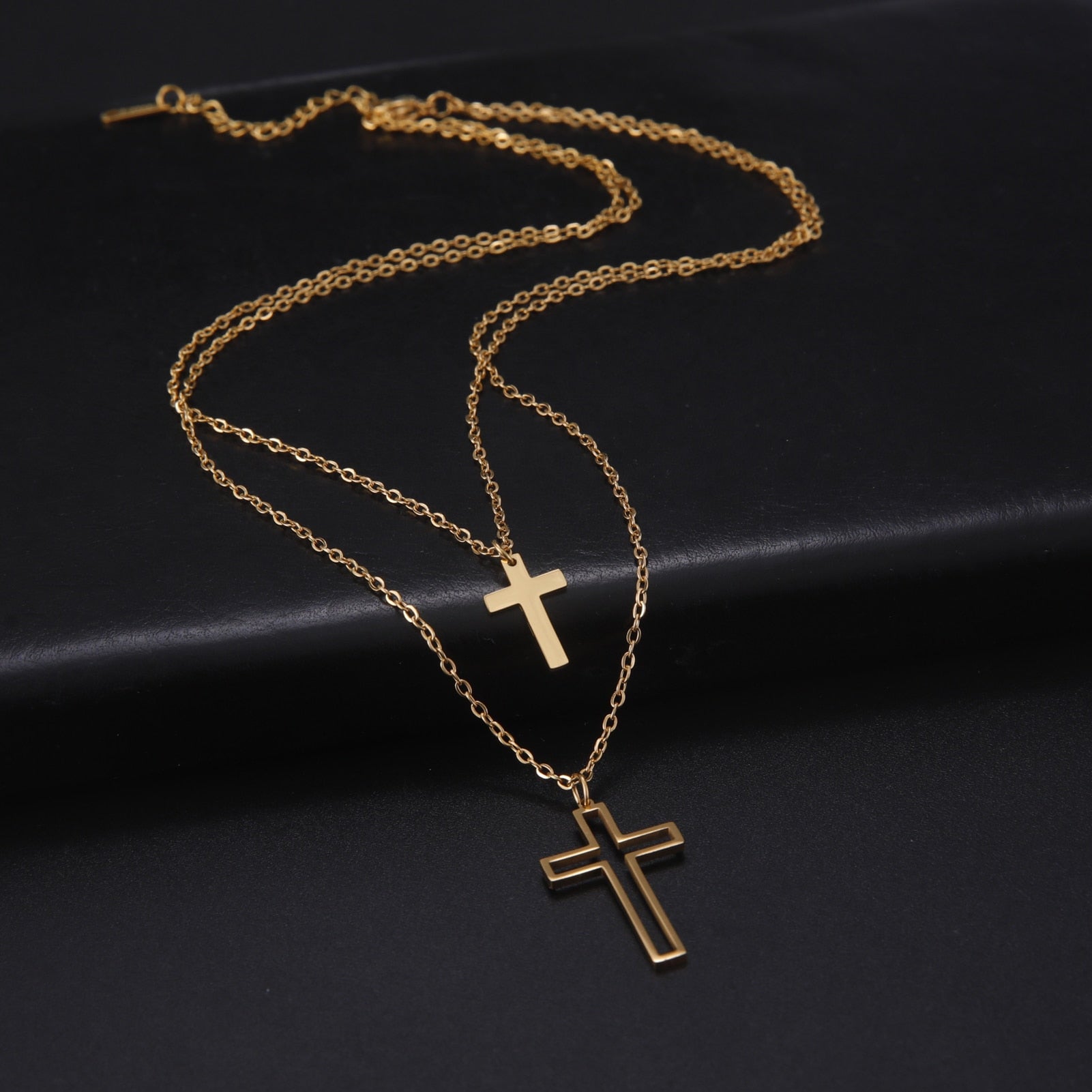 Brasilia - Set Collier de Croix Unisexe