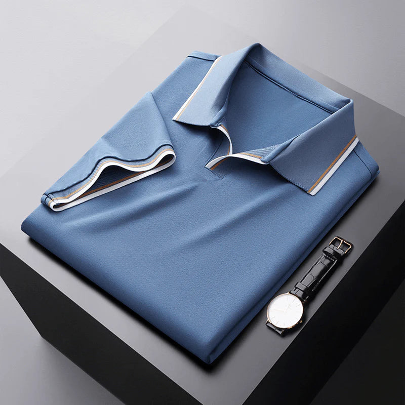 Gaultier -  Polo S Krátkym Rukávom Z Hodvábu Prestige